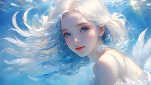 海洋可爱女孩