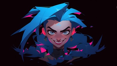 4K 英雄联盟 金克斯