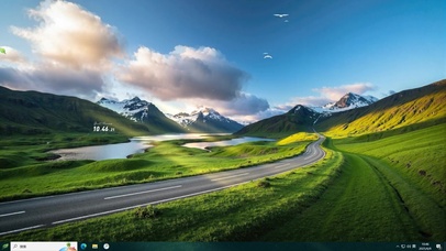 通往雪山的公路主题