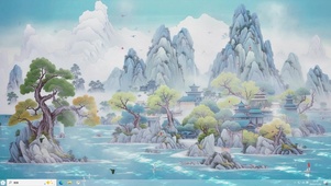 湖光裹翠-桌面主题