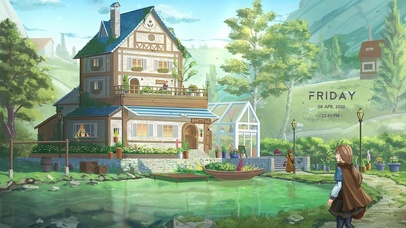 唯美治愈湖边房屋