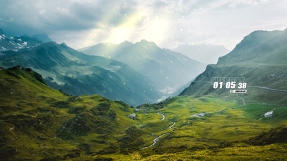 唯美治愈护眼山景