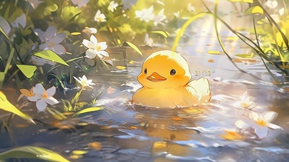 小黄鸭漂流