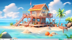 治愈海岛小屋