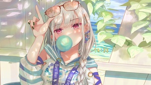 泡泡糖女孩
