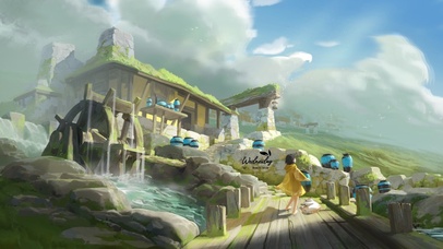 唯美治愈动漫场景