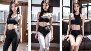 健身美女