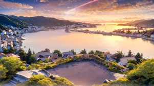 治愈 夕阳海岸