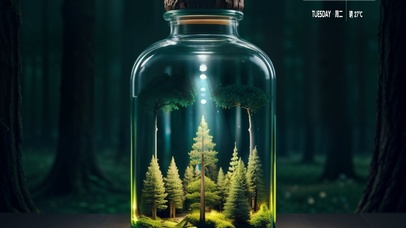 解压·瓶中森林