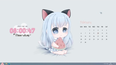 吃瓜可爱猫羽雫（主题）