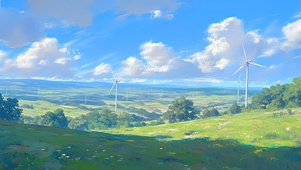 草原发电站