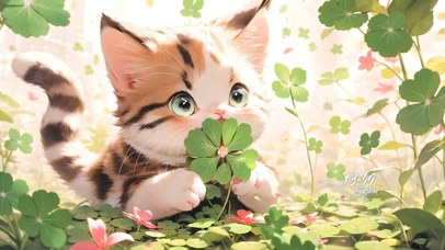 可爱温馨猫咪