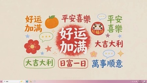 好运加满桌面主题