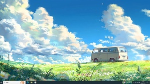 梦幻草地小车
