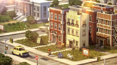 治愈阳光午后小城镇