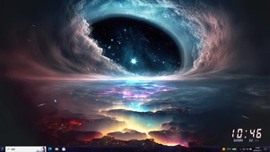 宇宙天际主题