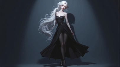 暗夜中的优雅女神