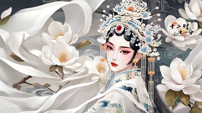 京剧花旦之白玉兰仙子
