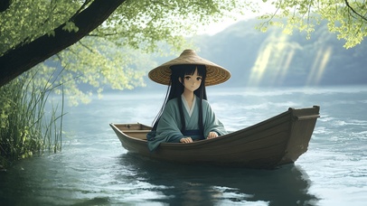 春天世外高人泛舟春游05