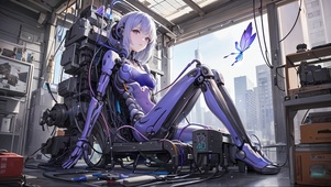 紫蝶机器人少女