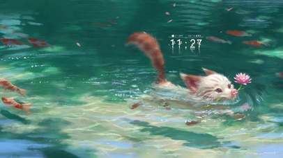 神兽送你小花花