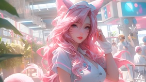 夏季狐狸少女