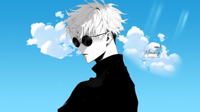 白发少年五条悟