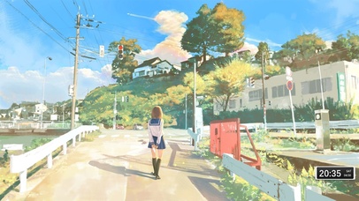 唯美街区少女
