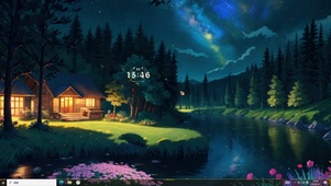治愈星夜主题壁纸