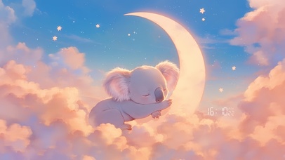 4K温馨治愈考拉抱抱