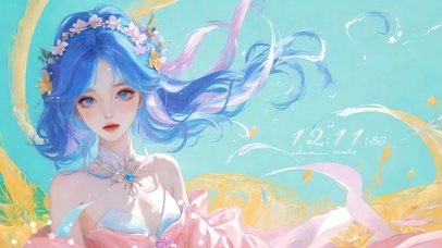 深海水中唯美少女