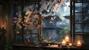 古风 梨花院落