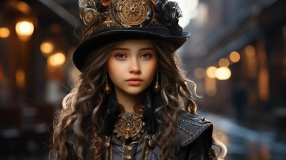 4K蒸汽朋克美女