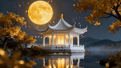 碧水明月照楼台—让孔明灯动起来