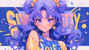 蓝色多巴胺女孩