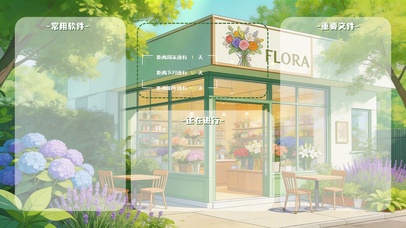 街角的文艺花店-分区桌面