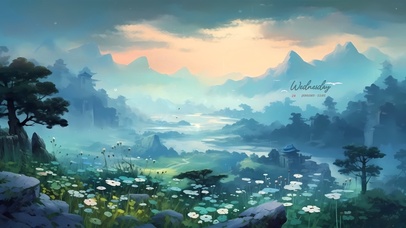 烟雨蒙蒙入江南