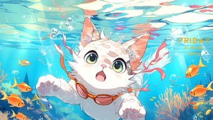 捕鱼可爱猫咪