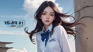 阳光清纯美女