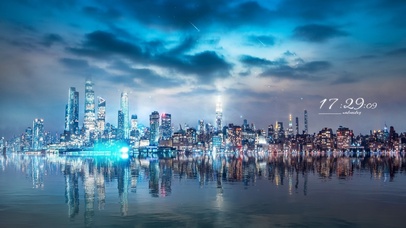 4K唯美治愈璀璨城市夜景