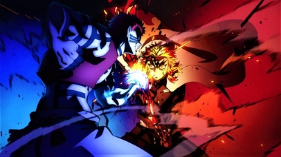 炎柱对上弦之三