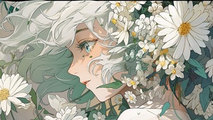 落叶少女