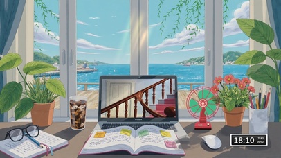 海边治愈系窗景