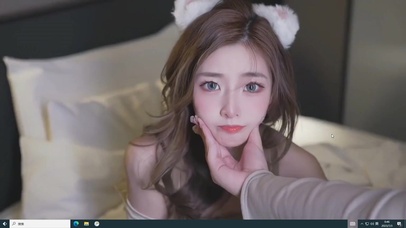 性感可爱猫耳美女 白丝长腿