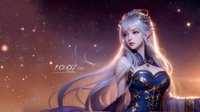 古风长发唯美女生