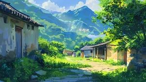 幽静护眼 夏日乡村