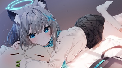 4k高清蓝眼动漫美少女