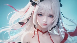 可爱清纯美少女动态壁纸