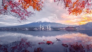 富士雪山