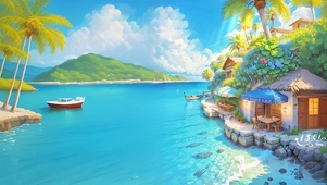 治愈系海边